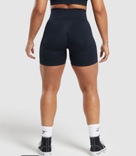 Cargar imagen en el visor de la galería, Gymshark lift contour seamless short midnight blue
