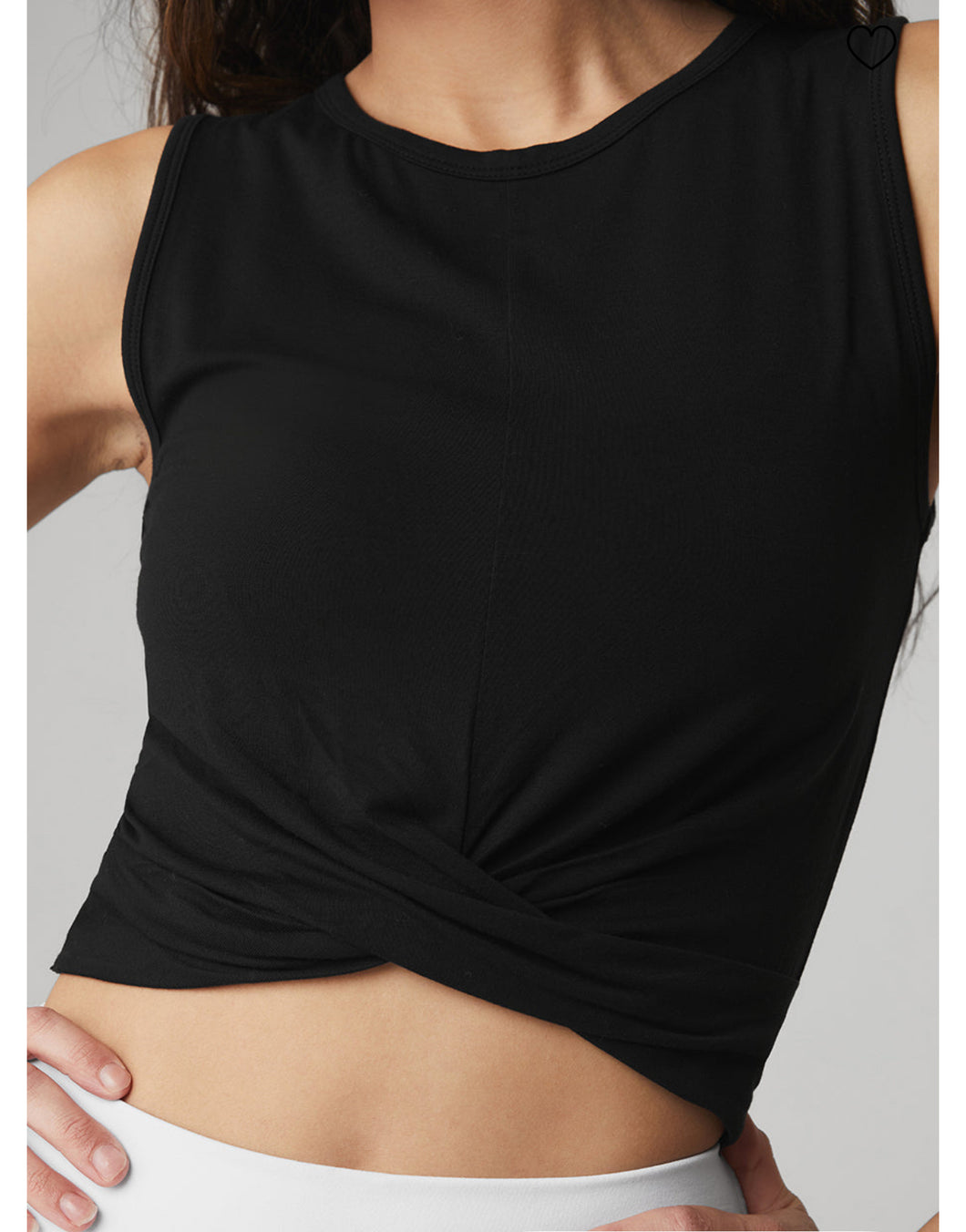 alo cover tank black