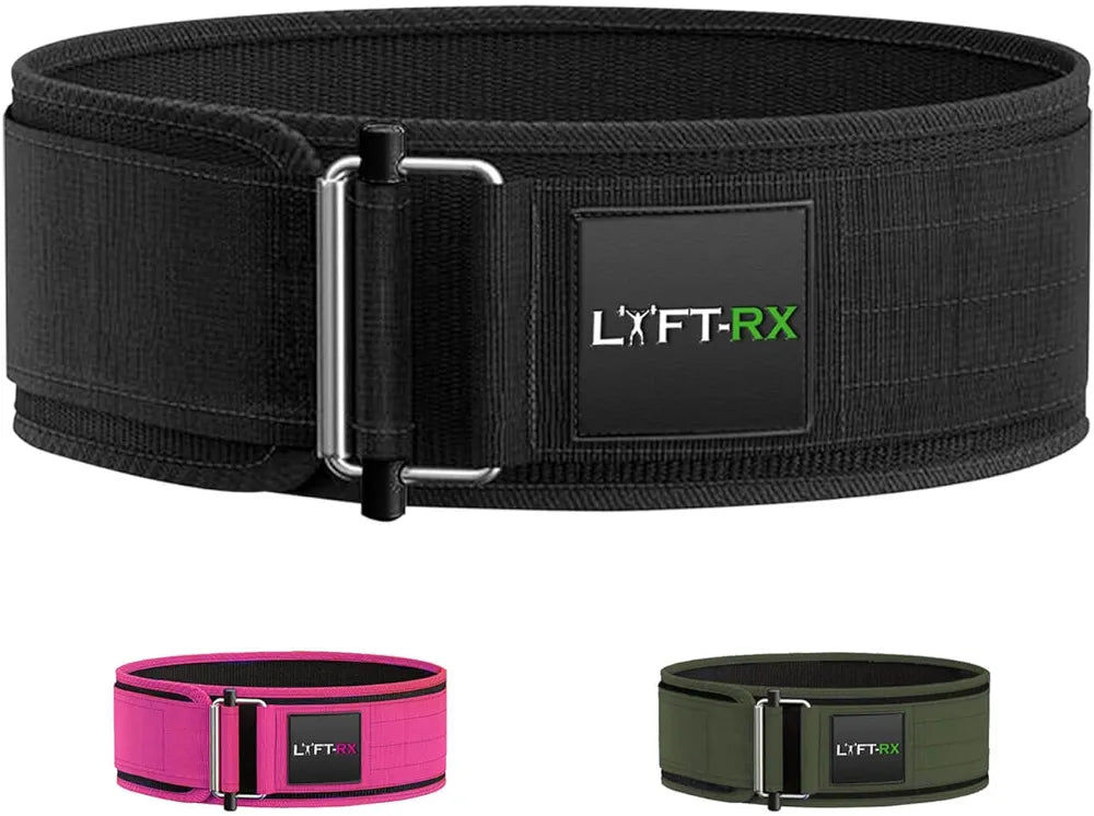 Lift-Rx Quick-Locking Lifting Belt Cinturón para levantamiendo de pesas