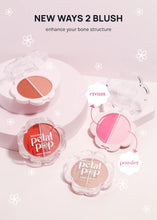 Cargar imagen en el visor de la galería, Petal Pop blushin duo blush en polvo y crema rubor AOA
