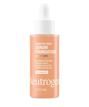 Cargar imagen en el visor de la galería, NEUTROGENA Sensitive Skin Serum Foundation with Moisturizing Vitamin-B5 tinta
