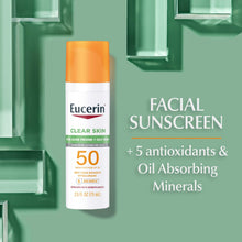 Cargar imagen en el visor de la galería, Eucerin oil control lotion Protector Solar 50 matte para piel grasa
