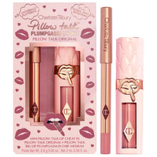 Cargar imagen en el visor de la galería, Charlotte Tilbury Mini Pillow Talk Plumpgasm Lip Liner and Lip Gloss Set
