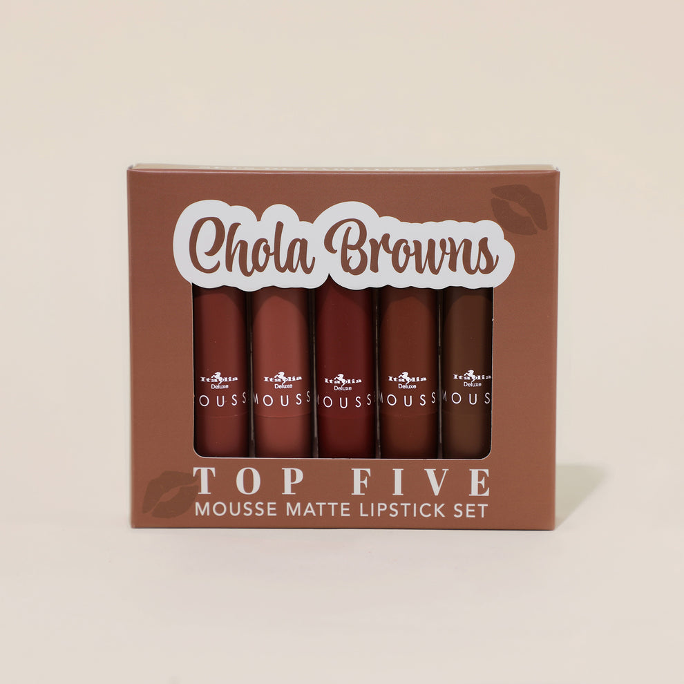 Italia kit de labiales top five chola browns