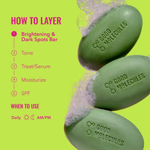 Cargar imagen en el visor de la galería, Good Molecules Brightening &amp; Dark Spots Bar Limpiador facial
