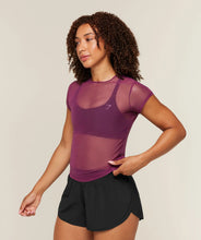 Cargar imagen en el visor de la galería, Gymshark Hybrid Mesh T-Shirt Camiseta deportiva
