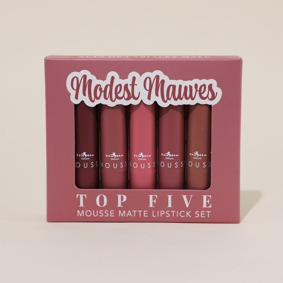 Italia Kit de Labiales Top Five Modest Mauves