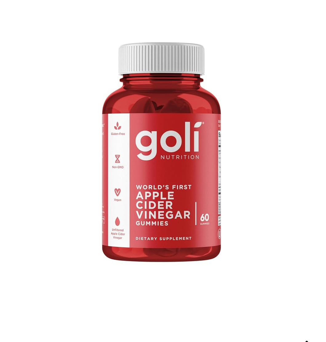 Goli Vitaminas en gomitas de vinagre de sidra de manzana 60 un.