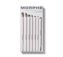 Cargar imagen en el visor de la galería, Morphe Eye Want It All 7 -Piece Eye Brush Set de Brochas para Ojos
