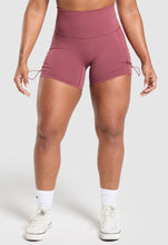 Cargar imagen en el visor de la galería, Legacy logo tight shorts washed berry pink
