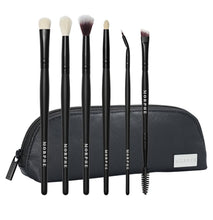 Cargar imagen en el visor de la galería, Morphe Eye Stunners 6-Piece Eye Brush Collection + Bag
