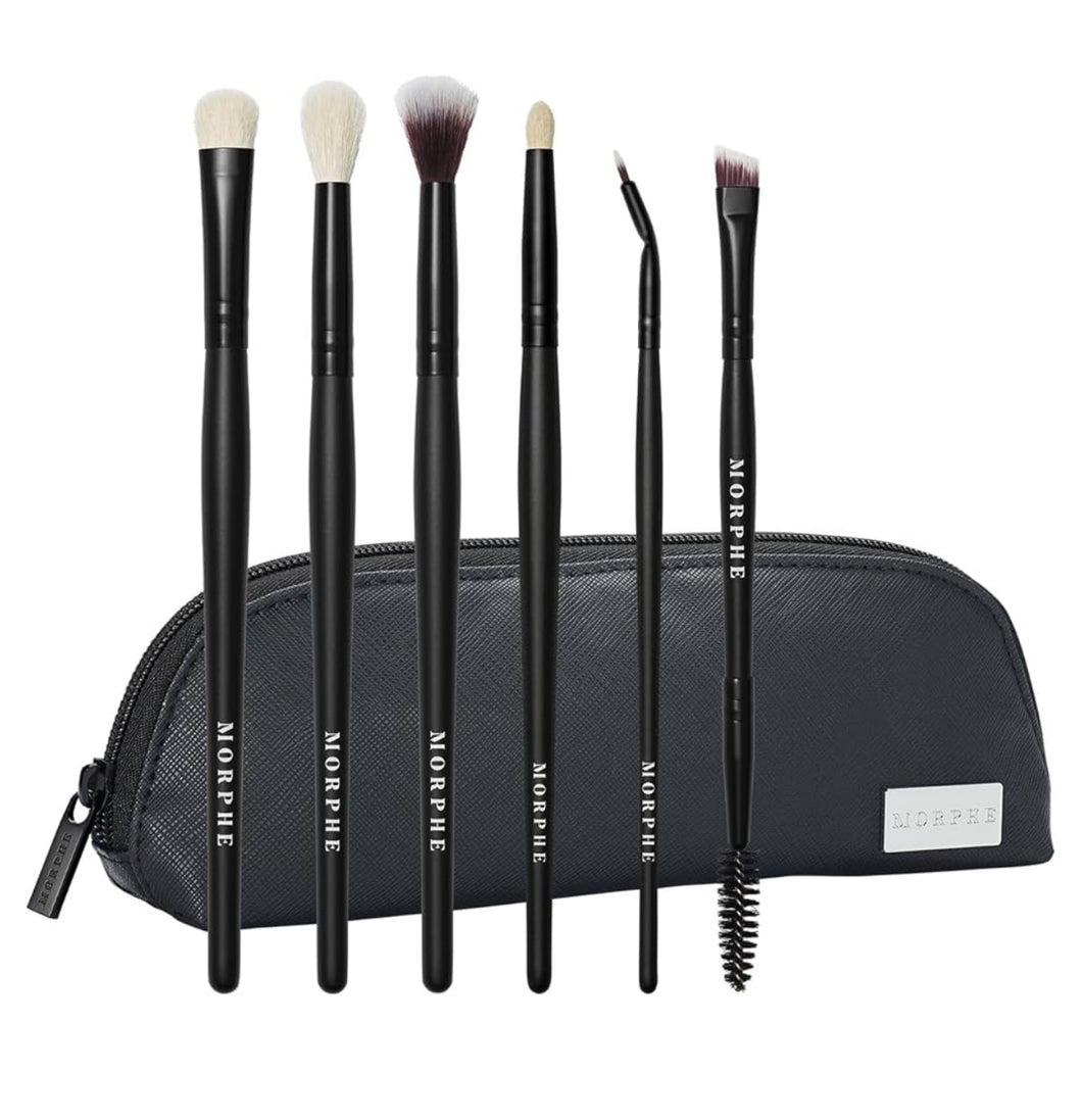 Morphe Eye Stunners 6-Piece Eye Brush Collection + Bag