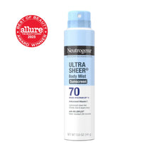 Cargar imagen en el visor de la galería, Neutrogena Ultra Sheer Body Mist SPF 70
