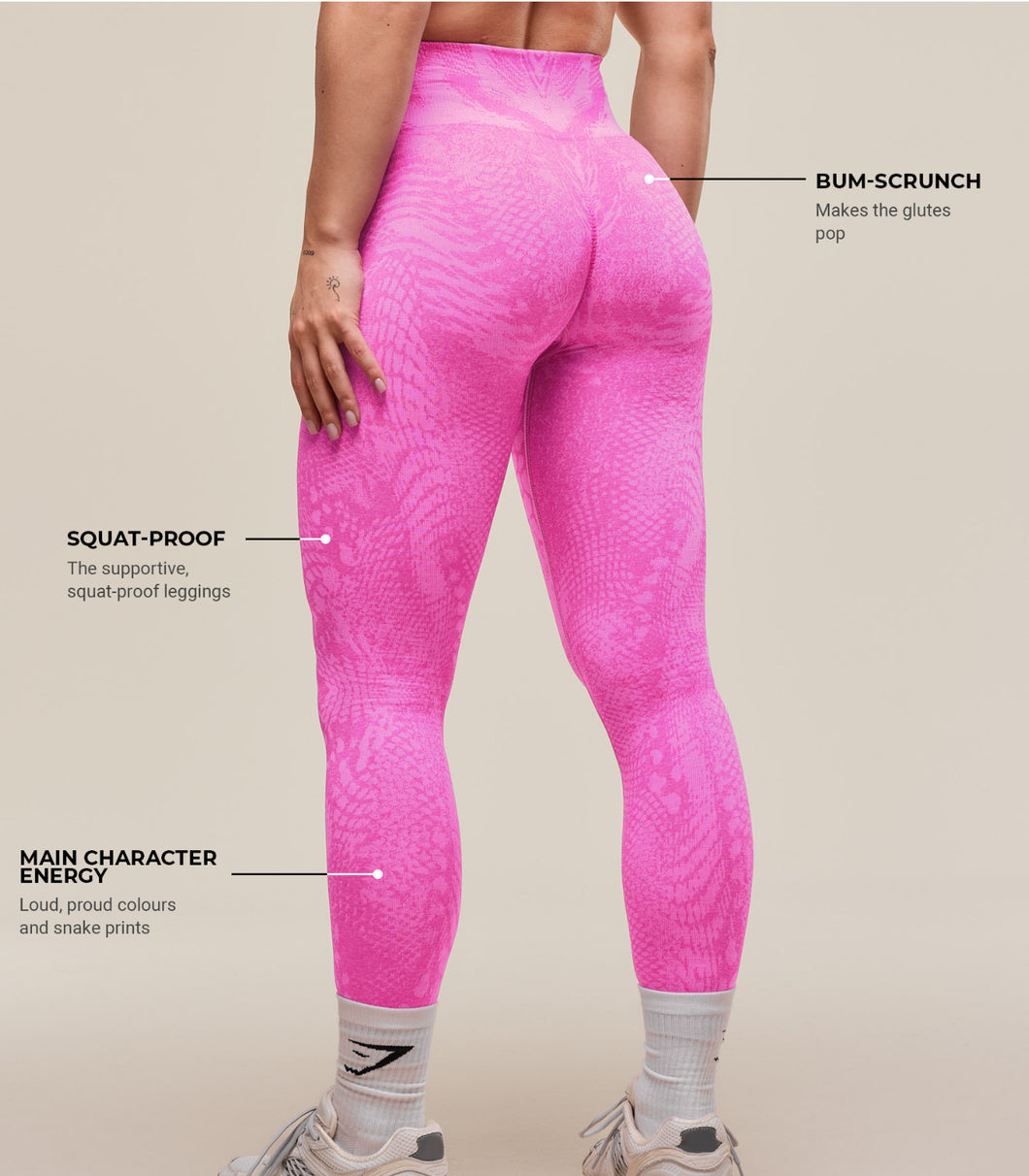 Gymshark Adapt x Whitney animal seamless leggings