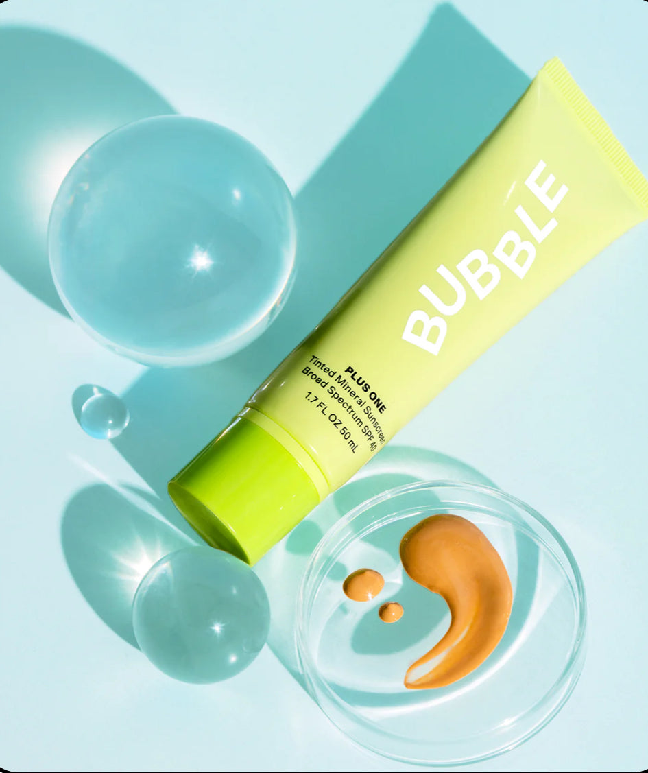Bubble Plus One TINTED DAILY MINERAL SUNSCREEN BROAD SPECTRUM SPF 40