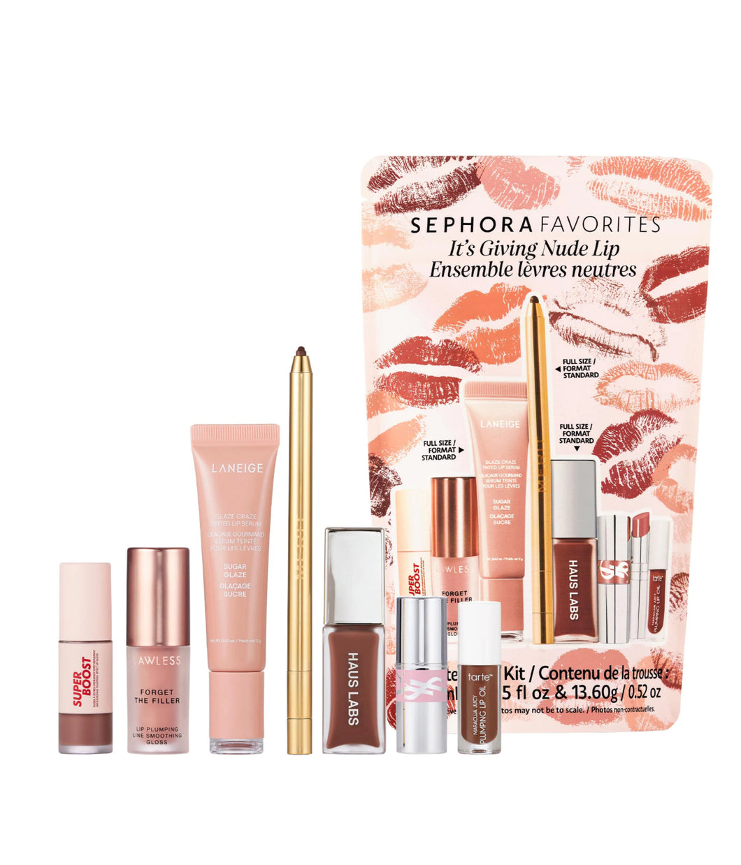 Sephora Favorites It's Giving Nude Lip Makeup Value Set
