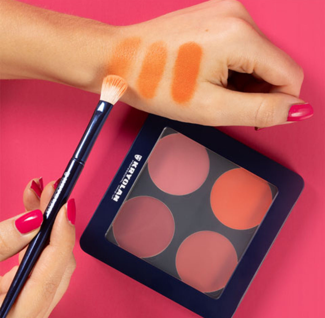 Kryolan Cream Blush Palette Paleta de rubores en crema
