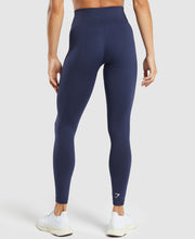 Cargar imagen en el visor de la galería, Gymshark Vital Seamless 2.0 leggings heavy blue
