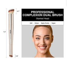 Cargar imagen en el visor de la galería, Kiss Dual Ended Complexión Brush Brocha doble
