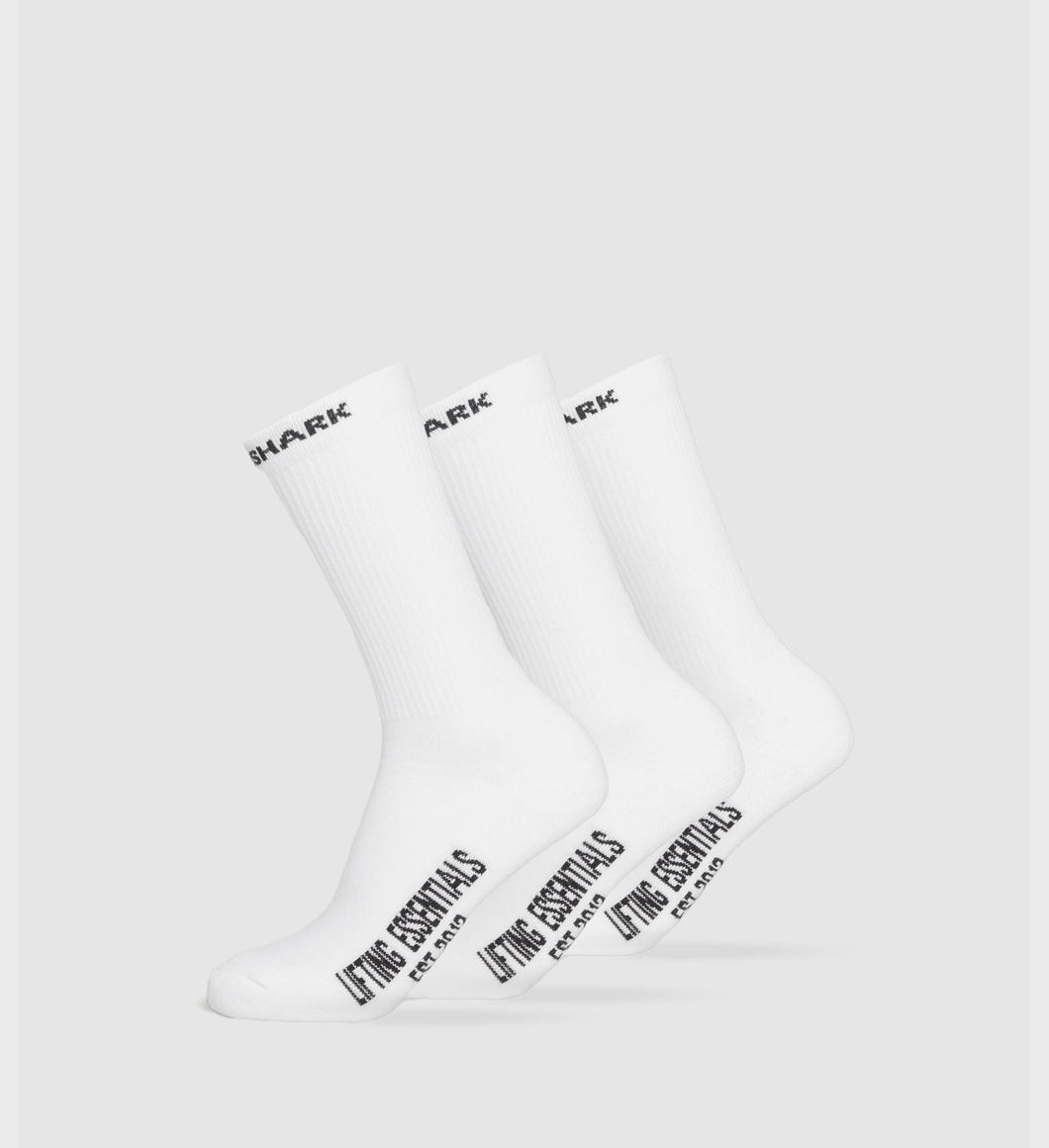 Gymshark wordmark crew 3pk socks