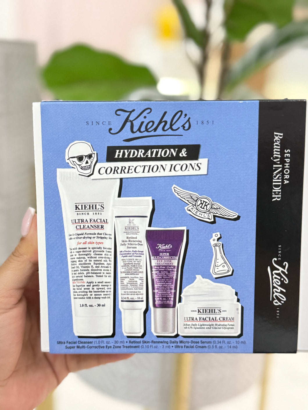 Kiehl’s Hydration & Correction Icons