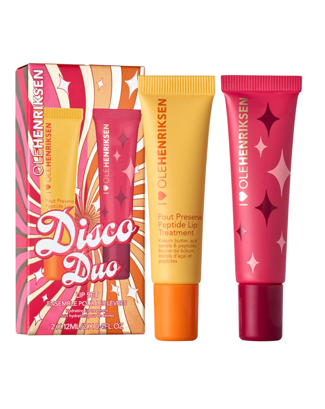 Olehenriksen disco duo set de lip balms