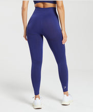 Cargar imagen en el visor de la galería, Gymshark Vital Seamless 2.0 Leggings Cobalt Purple Marl
