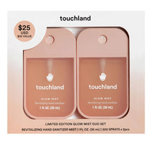 Cargar imagen en el visor de la galería, Touchland glow mist revitalizing hand sanitizer set
