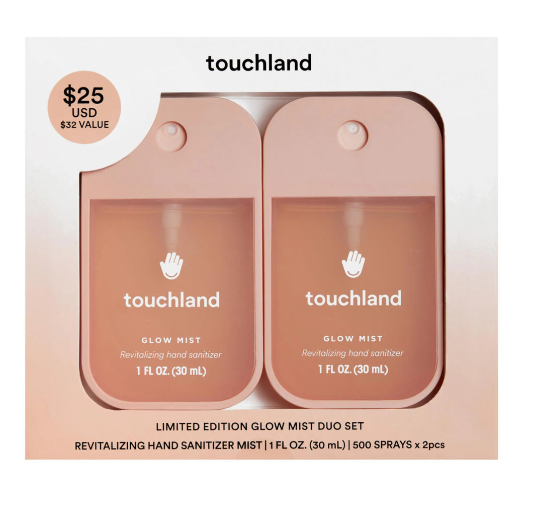 Touchland glow mist revitalizing hand sanitizer set