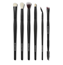 Cargar imagen en el visor de la galería, Morphe Eye Stunners 6-Piece Eye Brush Collection + Bag
