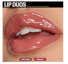 Cargar imagen en el visor de la galería, Huda Beauty Juicy Bombshell Lip Gloss + liner set pinky
