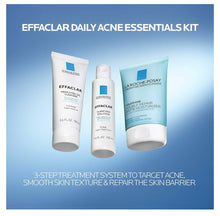 Cargar imagen en el visor de la galería, La Roche Posay Effaclar Daily Acne Essentials Kit para piel grasa con tendencia a acné.
