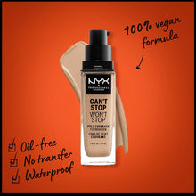 Cargar imagen en el visor de la galería, NYX Can’t Stop Won’t Stop Base
