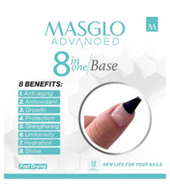 Cargar imagen en el visor de la galería, Masglo Clinical Base 8 en uno esmalte regenerador de uñas
