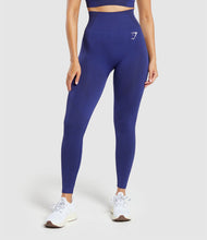 Cargar imagen en el visor de la galería, Gymshark Vital Seamless 2.0 Leggings Cobalt Purple Marl
