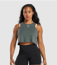 Cargar imagen en el visor de la galería, Gymshark Lifting Essential Cotton Crop Tank
