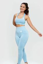 Cargar imagen en el visor de la galería, Women’s Best Move Seamless Leggings Blue Marl
