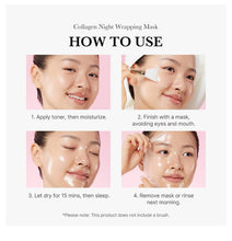 Cargar imagen en el visor de la galería, Medicube Collagen Night Wrapping Mask
