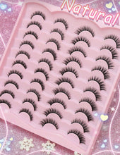 Cargar imagen en el visor de la galería, Set de 20 pares de pestañas
