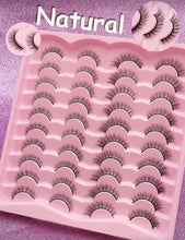 Cargar imagen en el visor de la galería, Set de 20 pares de pestañas
