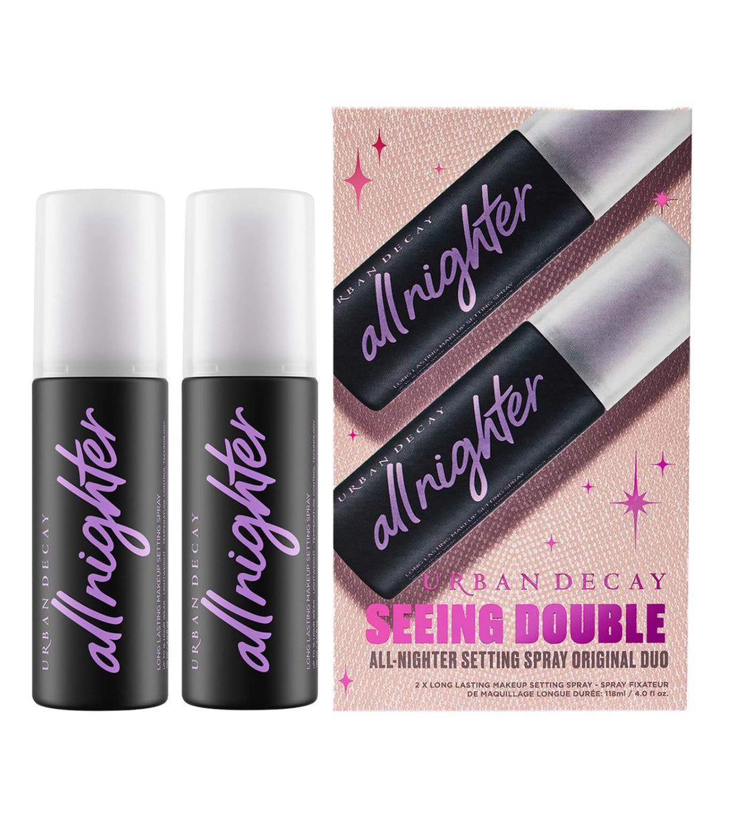 Urban decay all nighter waterproof setting spray set, kit de fijadores