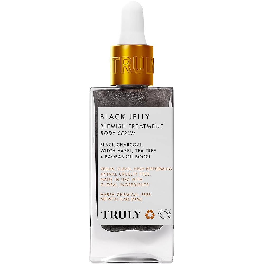 TRULY BEAUTY, BLACK JELLY BLEMISH TREATMENT BODY SERUM