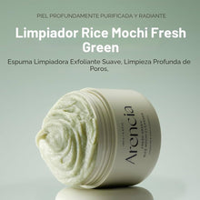 Cargar imagen en el visor de la galería, Arencia Fresh Green Rice Mochi Cleanser Limpiador Facial de Arroz

