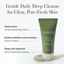 Cargar imagen en el visor de la galería, Arencia Green Tea + Lha Deep Pore Rice Cake Cleanser Limpiador facial
