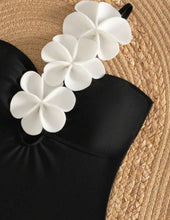Cargar imagen en el visor de la galería, Traje de baño con flores
