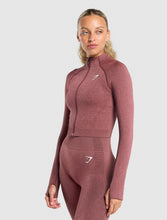 Cargar imagen en el visor de la galería, Gymshark vital seamless 2.0 midi zip jacket
