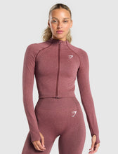 Cargar imagen en el visor de la galería, Gymshark vital seamless 2.0 midi zip jacket
