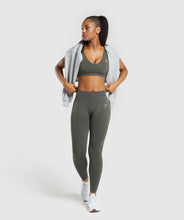 Cargar imagen en el visor de la galería, Gymshark everyday seamless leggings green
