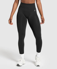 Cargar imagen en el visor de la galería, Gymshark everyday seamless leggings black
