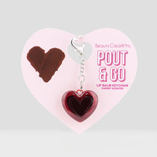 Cargar imagen en el visor de la galería, Beauty Creations Pout &amp; Go Lip Balm Keychain
